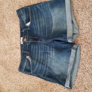 Longer Jean shorts